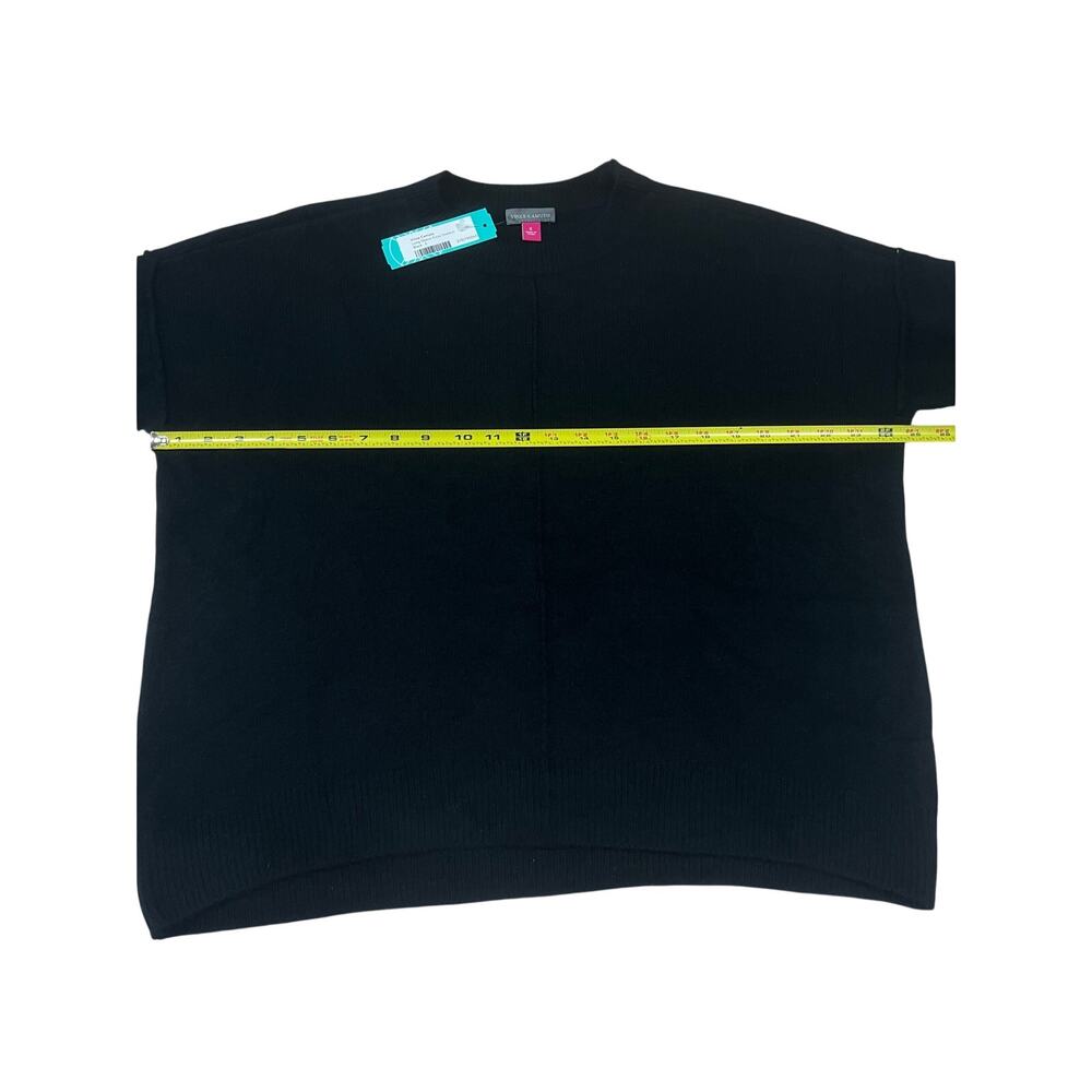 Vince Camuto Black Cozy Knit Sweater NWT Size S | Minimalist Chic Soft Luxe - Picture 5 of 8